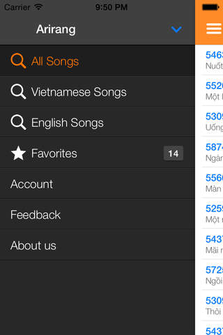 Karaoke Vietnam List screenshot 2