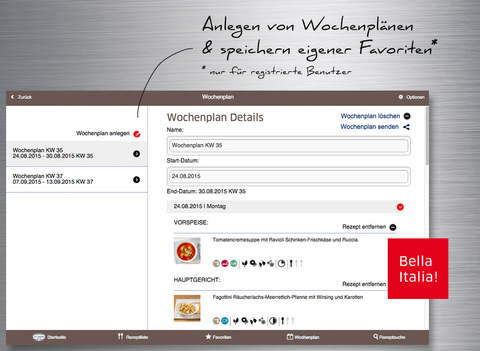 【免費生活App】Profi-Rezepte Bella Italia-APP點子