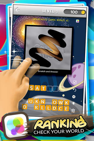 Scratch The Pic : Astronomy Space Trivia Photo Reveal Games Free screenshot 2