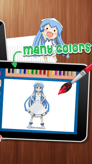 免費下載教育APP|Coloring Anime & Manga Book : Collection Cartoon For Squid Girl Painting app開箱文|APP開箱王