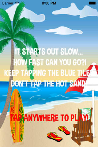 Flip Flop Beach: Stay Away from the Sand Coordination Game. Its Hot! screenshot 3