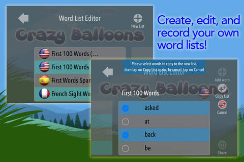 Sight Words Balloons screenshot 4
