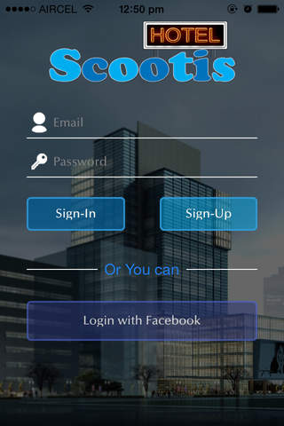 Scootis Hotel Application screenshot 2