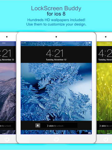 【免費生活App】LockScreen FancyLock for iOS8 - Pimp your lock screen wallpaper and customize it with new colorful themes and styles-APP點子
