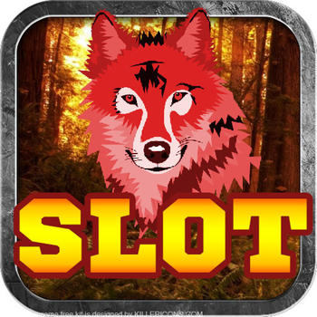 Red Wolf in the Wild Lunar Moon Vegas Casino Free Poker Slot Fruit Machine Game 遊戲 App LOGO-APP開箱王