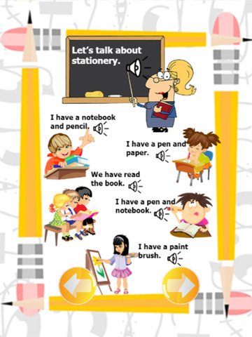 免費下載教育APP|School supplies list and English conversation learning for kids app開箱文|APP開箱王