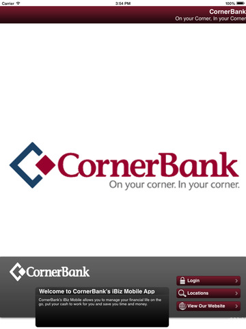 CornerBank iBiz Mobile