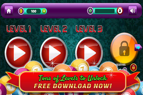 Bingo Ruby PLUS - Play the Simple and Easy to Win Casino Card Game for FREE ! screenshot 2