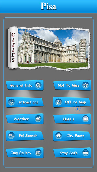 Pisa Offline Map Travel Guide