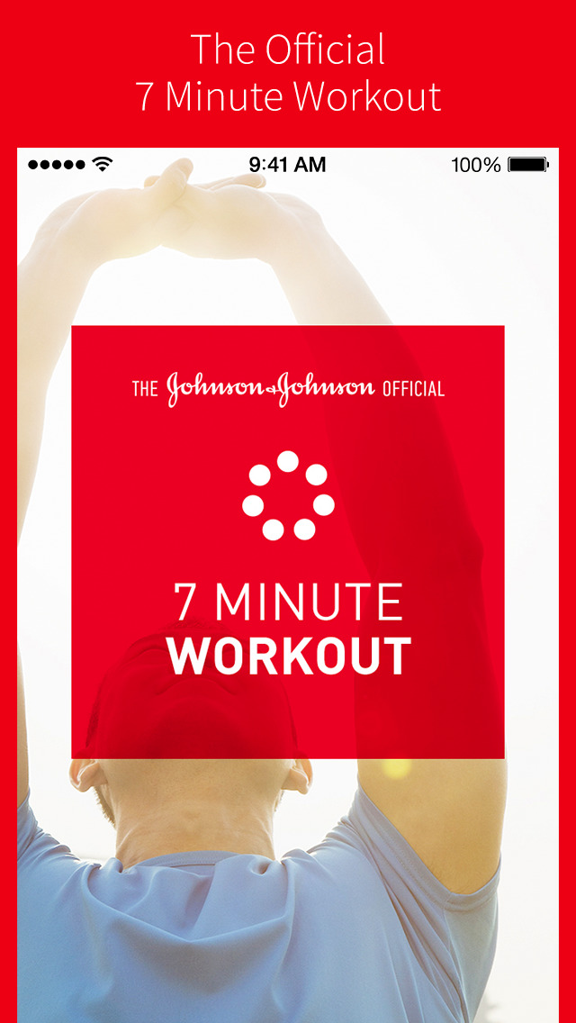 The Johnson & Johnson Official 7 Minute Workout App screenshot 1