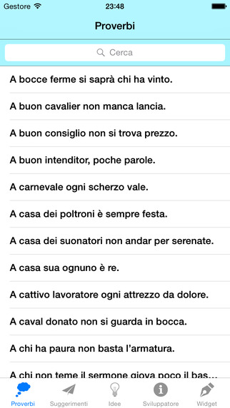 【免費教育App】Proverbio del giorno-APP點子