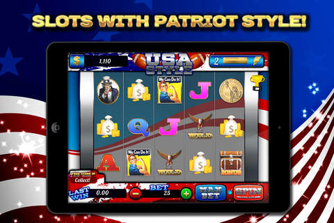 AAA AAA Slots USA Style FREE Slots Game screenshot 2