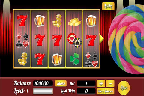 Candy Slots Rich Casino Slots Hot Streak Las Vegas Journey screenshot 2