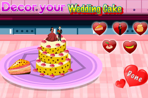 Cooking Game Wedding Cake screenshot 2