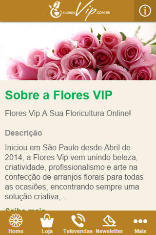 Flores VIP online screenshot 2