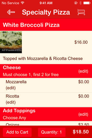 Francos Pizza screenshot 3
