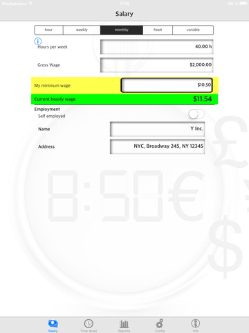 【免費生產應用App】Wages & Time-APP點子