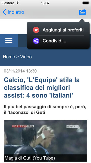 【免費運動App】CalcioMercato.it-APP點子