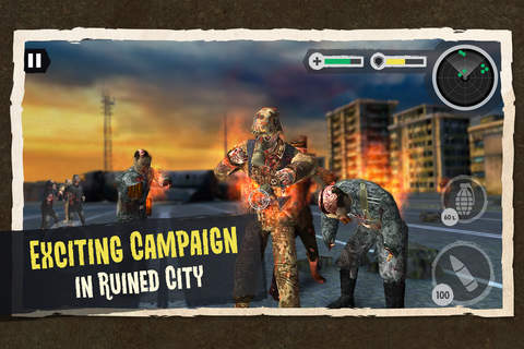Zombie Combat: Modern Trigger Duty FPS - Shooter Call 3D screenshot 3