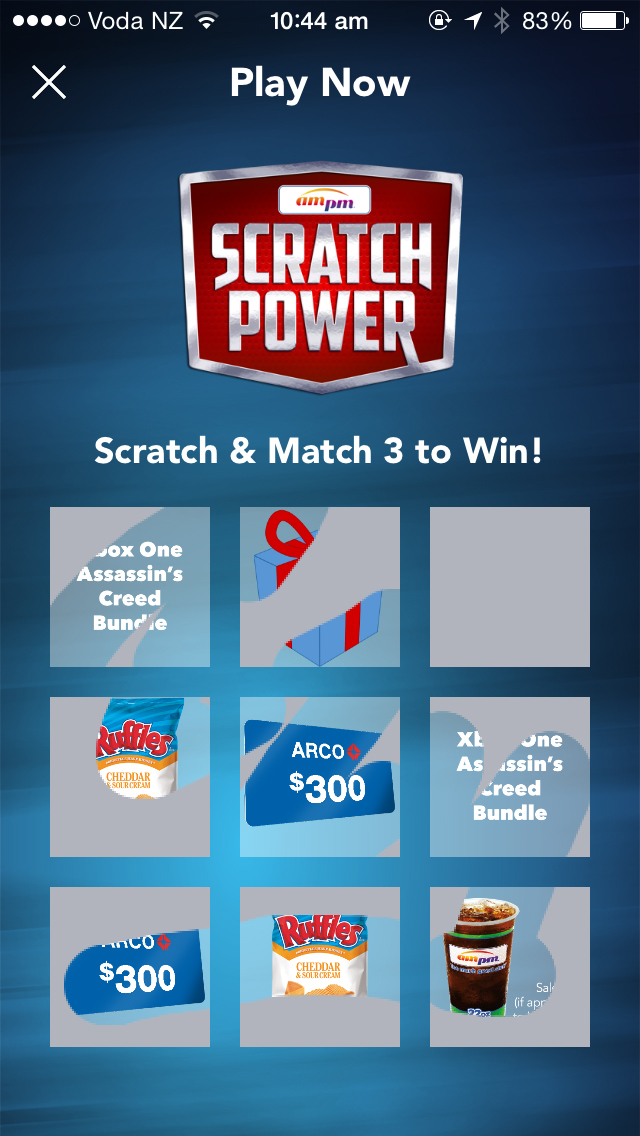 how to play power 5 scratch off