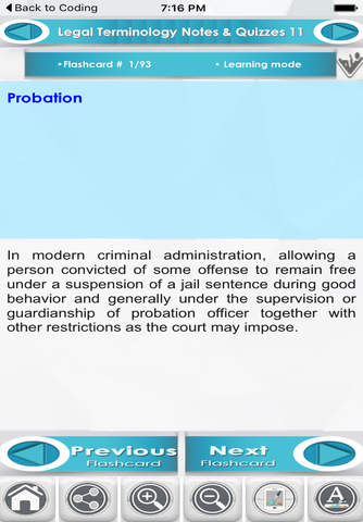 Legal Terminology 4800 Flashcards screenshot 3