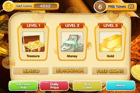 Lucky Casino Pro Tournament of Money & Golden Treasure in Vegas Slots screenshot 3