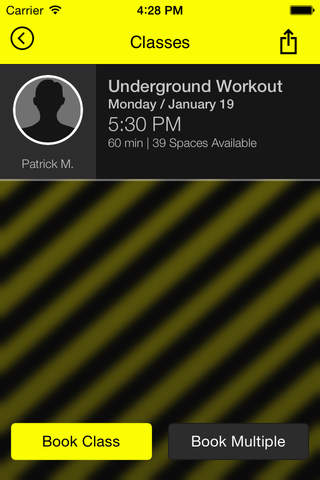 Underground Fitness screenshot 4