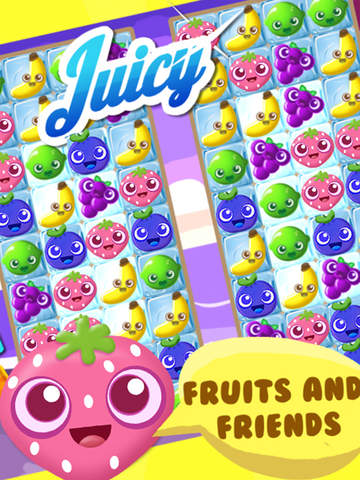 【免費遊戲App】Fruits and Friends - Best Match 3 Puzzle Game-APP點子