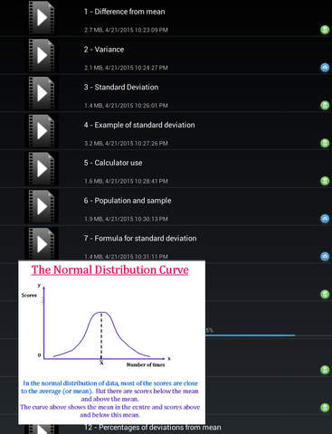 Standard Deviation Statistics screenshot 2