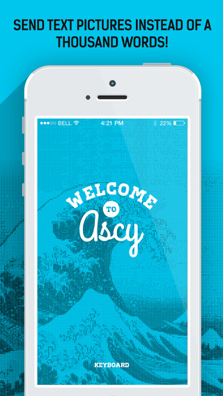 ASCY - Free Keyboard for sending Ascii Art via any devices