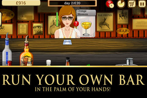 Cool & Fun Free Bar Game - Bar Friends - Make Cocktail New Style RPG Time Management Cooking Puzzle Game screenshot 4