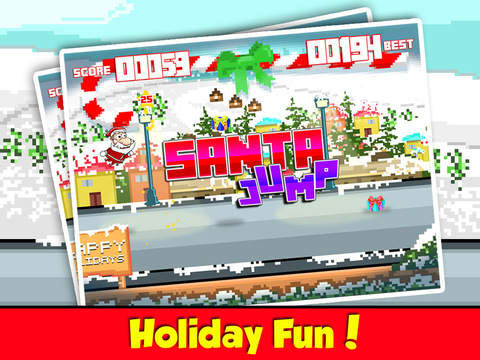 【免費遊戲App】Pixel SantaJump! Endless Runner Game-APP點子