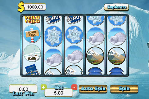 Iceberg Casino Slots - FREE Game FREE Bonus screenshot 2
