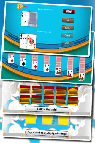 `Ace Lucky Casino Jackpot Gold Slots - Slot Machine with Blackjack, Solitaire, Roulette, Bonus Prize Wheel screenshot 2