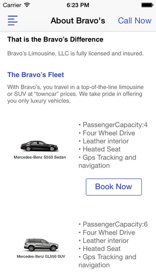 【免費旅遊App】Bravo's Limo-APP點子