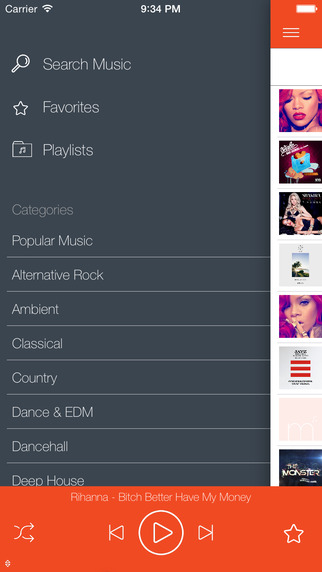 Music Unlimited - Mp3 Player with Playlist and Search