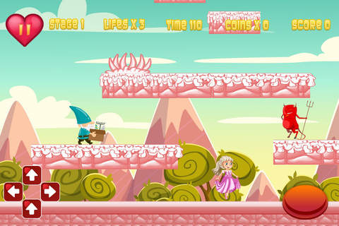 Princess Angel Rescue - Romantic Castle Love And Battle Story Free screenshot 2