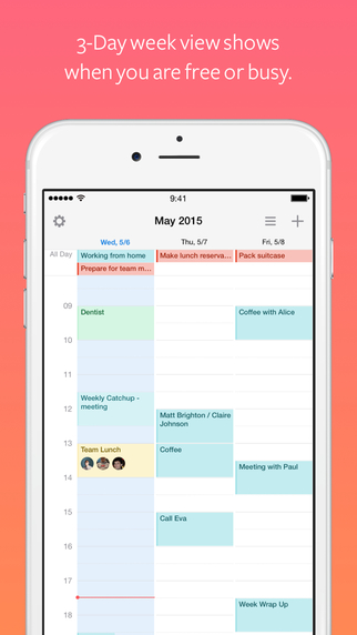 【免費生產應用App】Sunrise Calendar - for Google Calendar, Exchange and for iCloud-APP點子