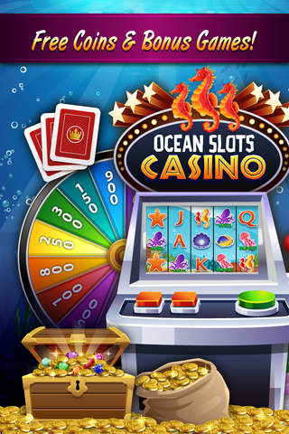 ' A Fish Hunter Treasure Slot Machine Free 5-Reels Themed Casino screenshot 2