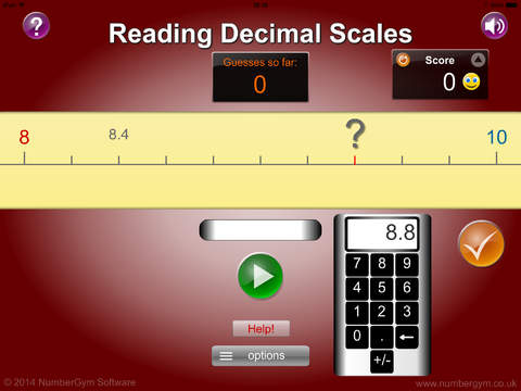 Reading Decimal Scales