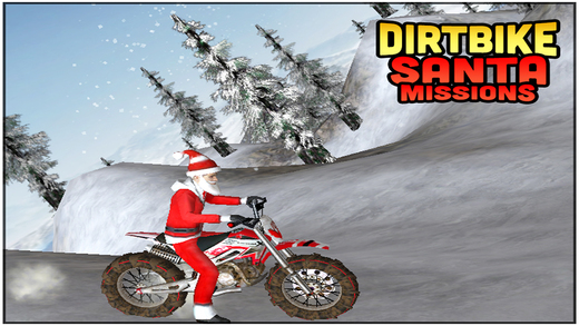 【免費遊戲App】Dirt Bike Santa Missions (Game )-APP點子