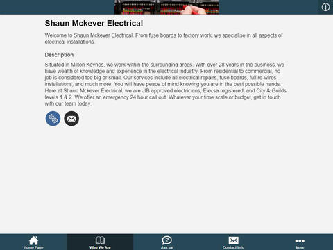 【免費商業App】Shaun Mckever Electrical-APP點子