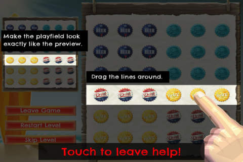 Cap Liner - FREE - Slide Rows And Match Bottle Caps Puzzle Game screenshot 4