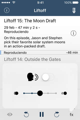 OnePodcast – “Liftoff” Edition screenshot 2