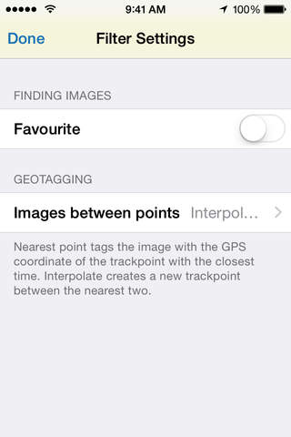 CameraGPS - Easy GPS logging, geotagging and export screenshot 3