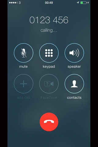 Call with one touch screenshot 2