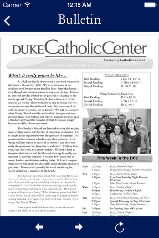 Duke Catholic Center screenshot 3