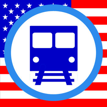 US Metro (offline), display Atlanta, Los Angeles, New York, San Francisco & Washington subway maps LOGO-APP點子