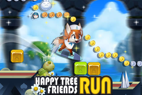 happy forest friends run Christmas screenshot 2