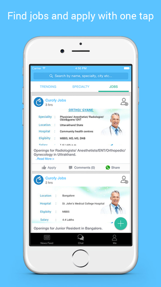 Curofy - Doctors' Networking Chat and Medical Case Discussion Platform